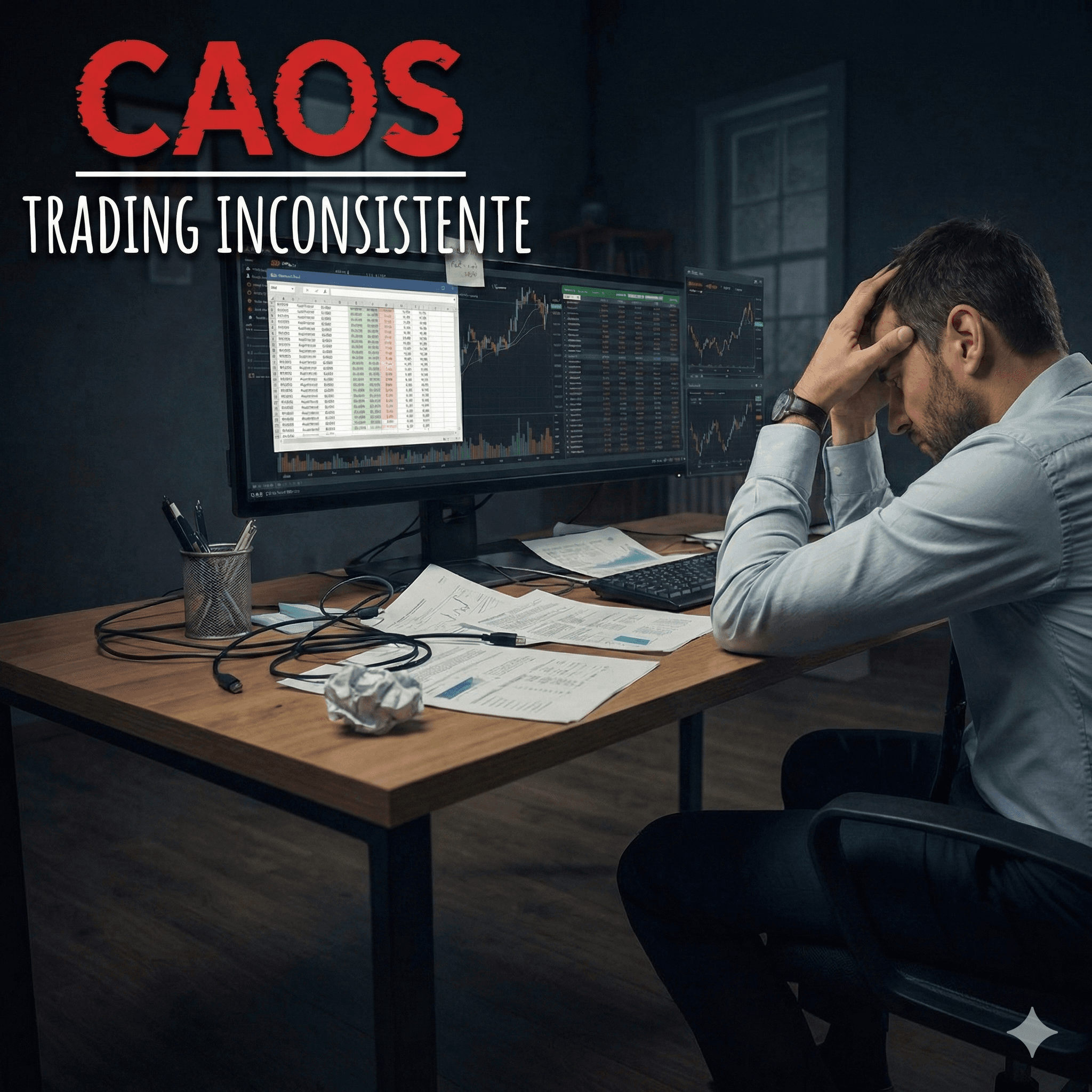 Visão do Trader Amador - Caos e Inconsistência