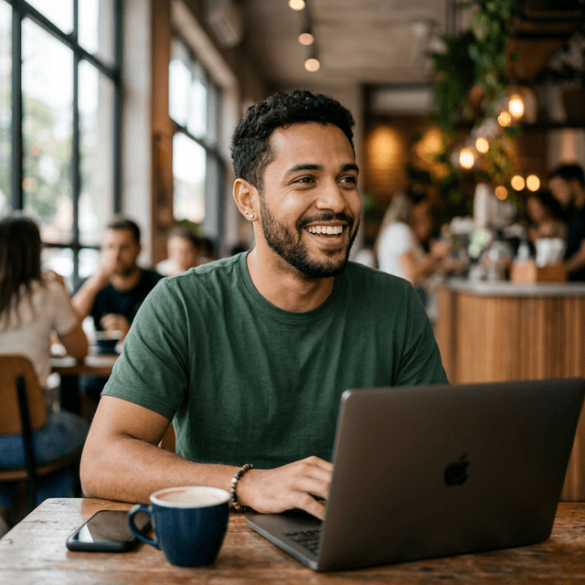 Trader na plataforma